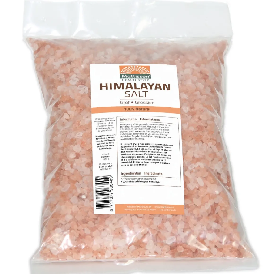 Mattisson Himalaya Zout Grof 1kg