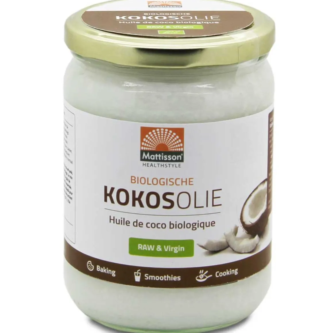 Mattisson Kokosolie Extra Virgin Biologisch 500ml