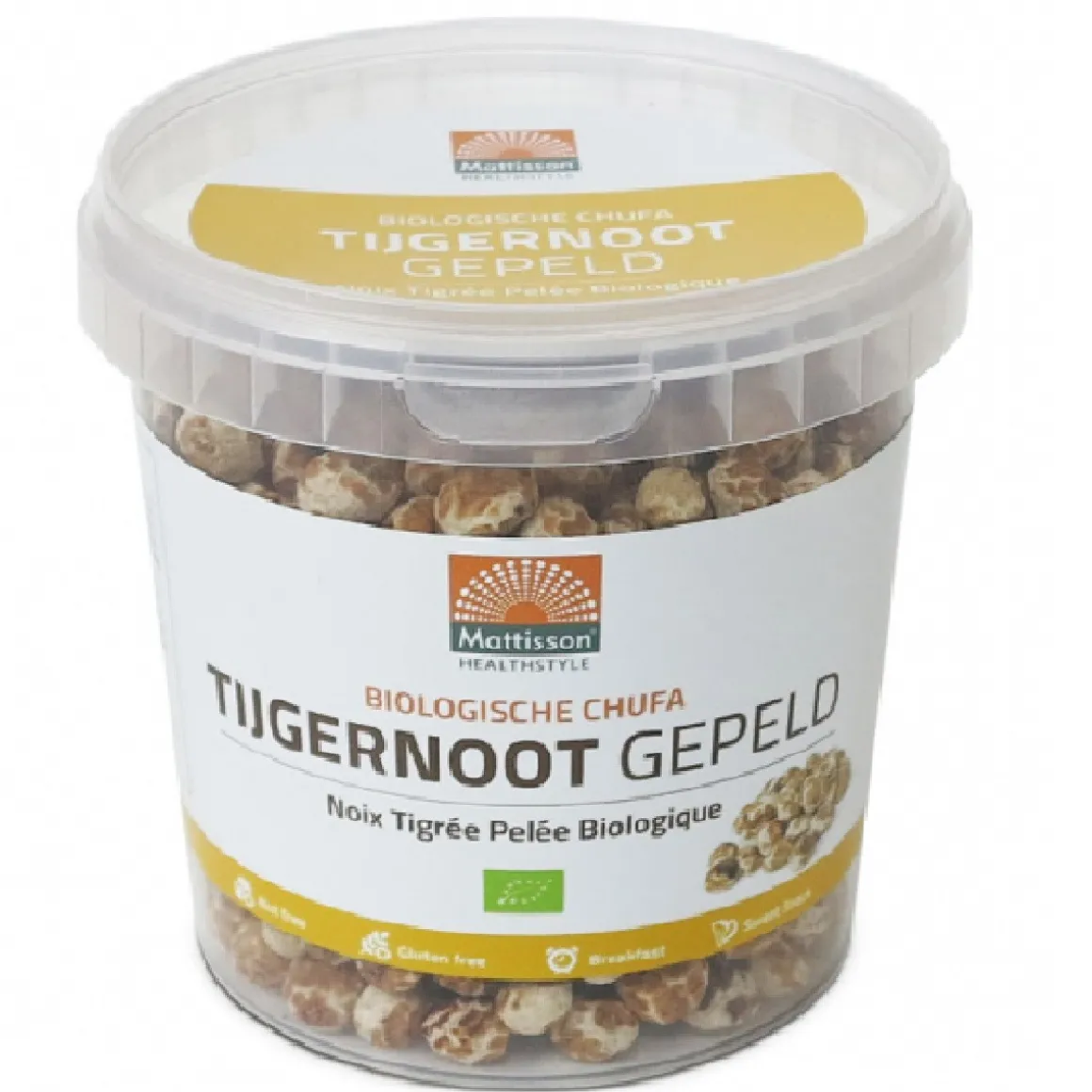 Mattisson Tijgernoten Gepeld Biologisch 450g
