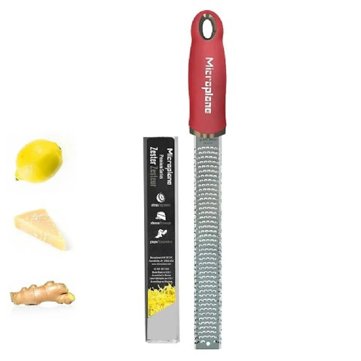 Microplane Rasp Zester Granaatappel Rood