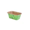 Mini Cakevorm Karton 8x4x4cm Groen (per stuk)
