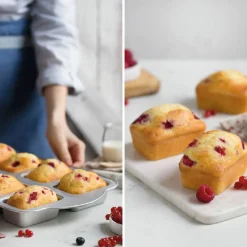 Mini Plumcake Bakvorm 9,5x6,3cm 8st.