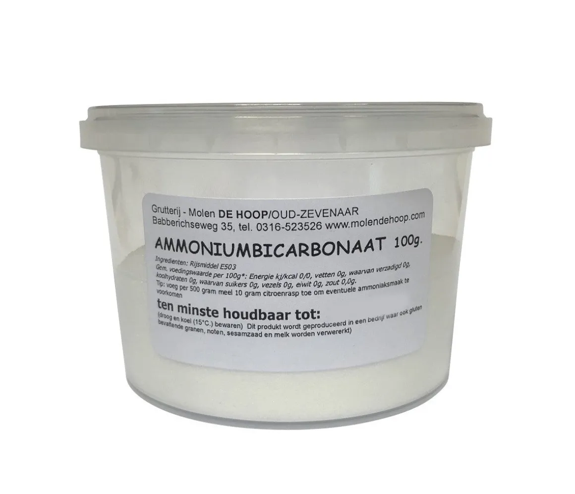 Molen de Hoop Ammoniumbicarbonaat 100gr