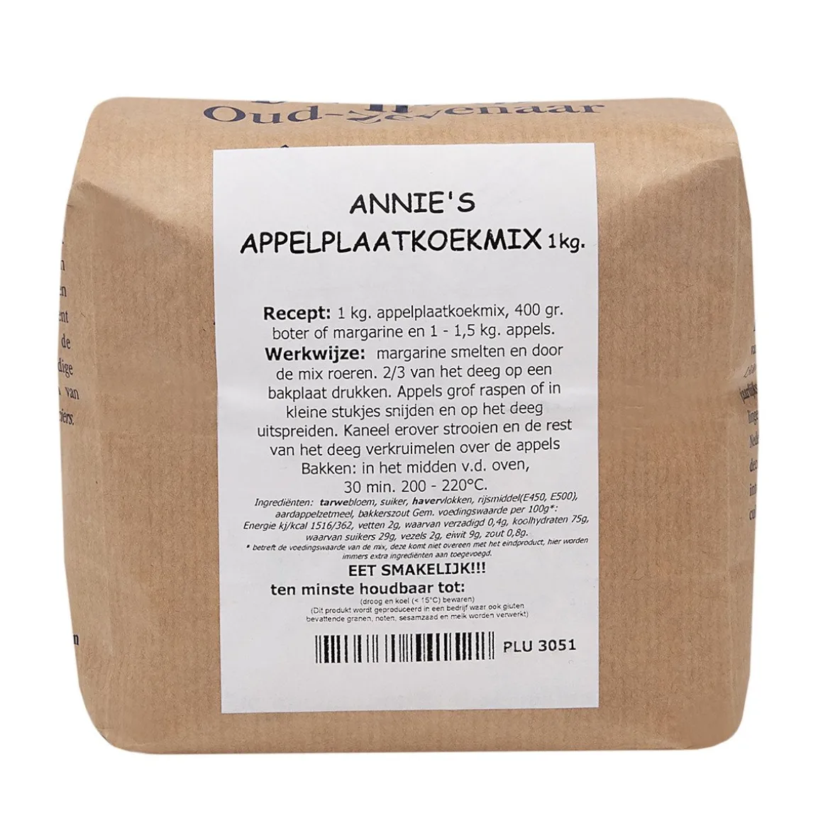Molen de Hoop Annie's Appelplaatkoek-mix 1kg