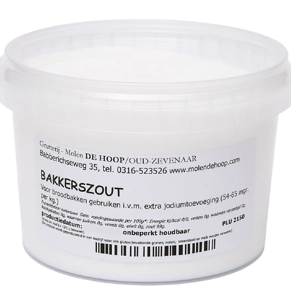 Molen de Hoop Bakkerszout 500g (voor brood en banket)