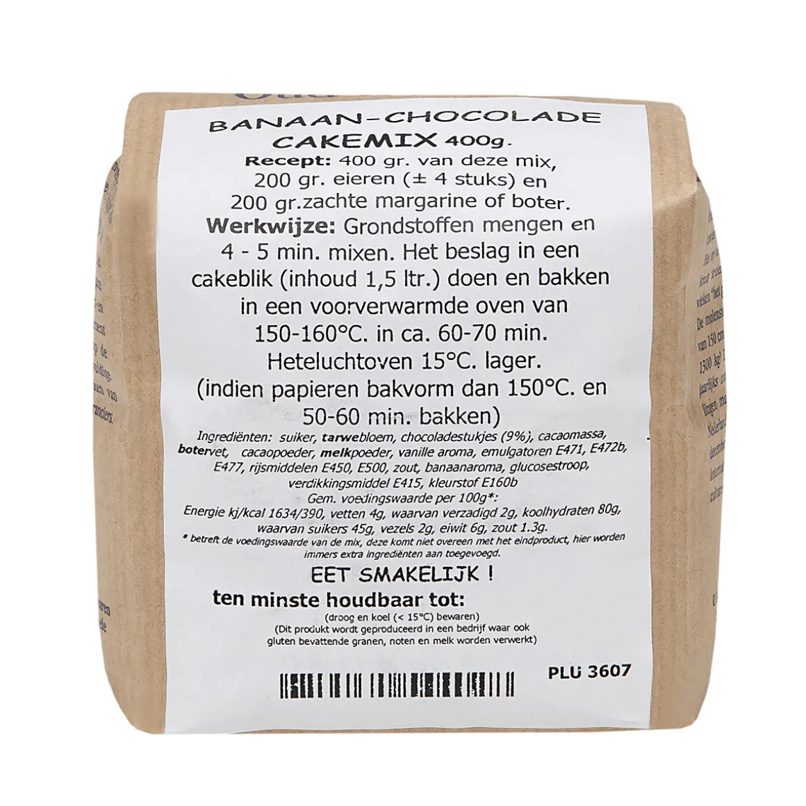 Molen de Hoop Banaan Chocolade Cakemix 400g