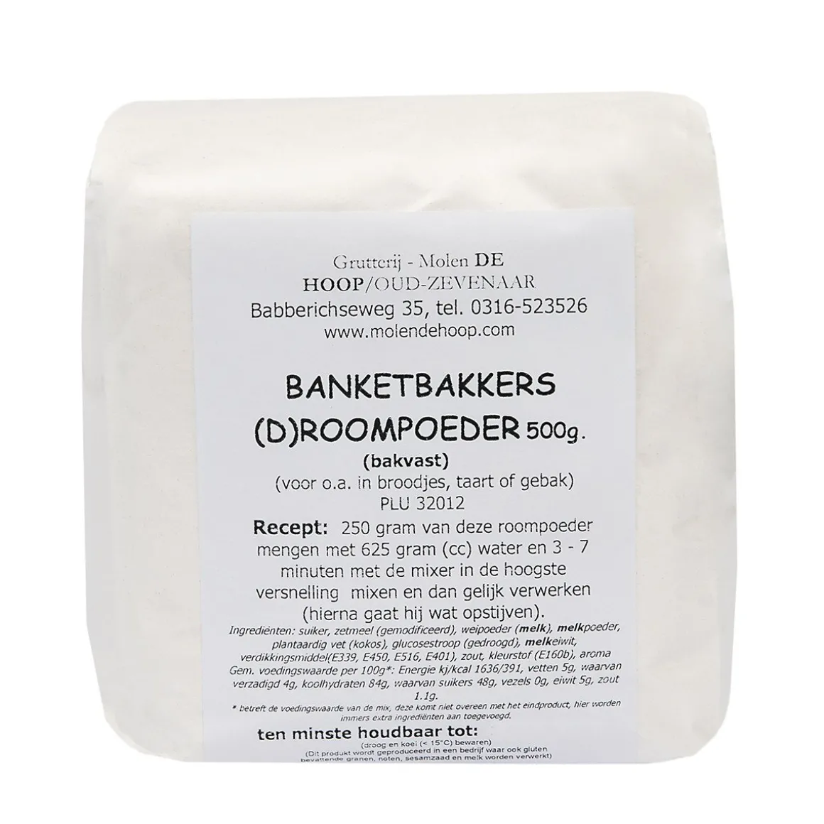 Molen de Hoop Banketbakkers (D)roompoeder 500gr