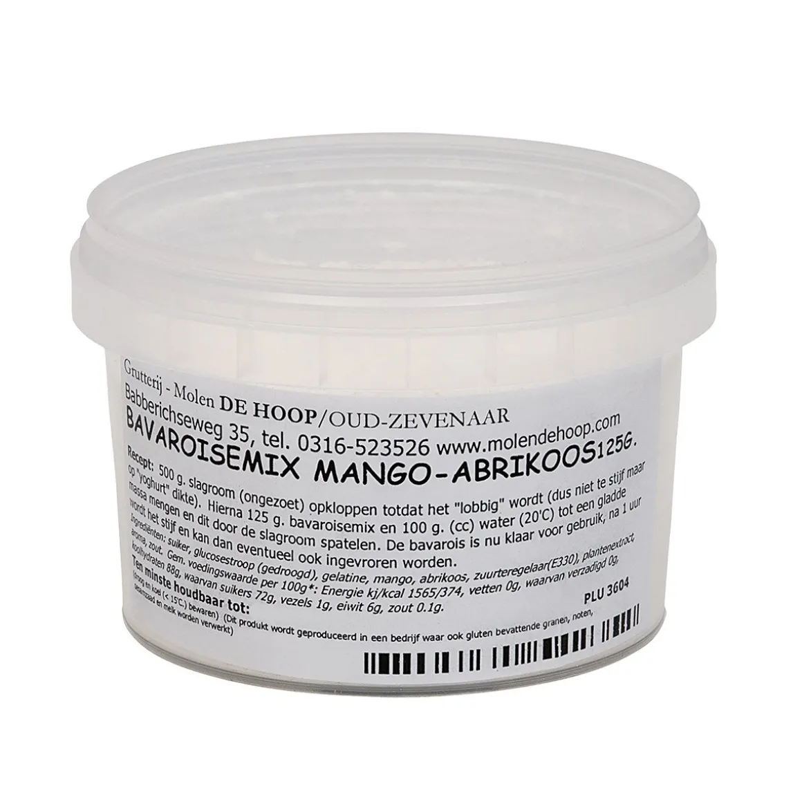 Molen de Hoop Bavarois Mango-Abrikoos 125gr
