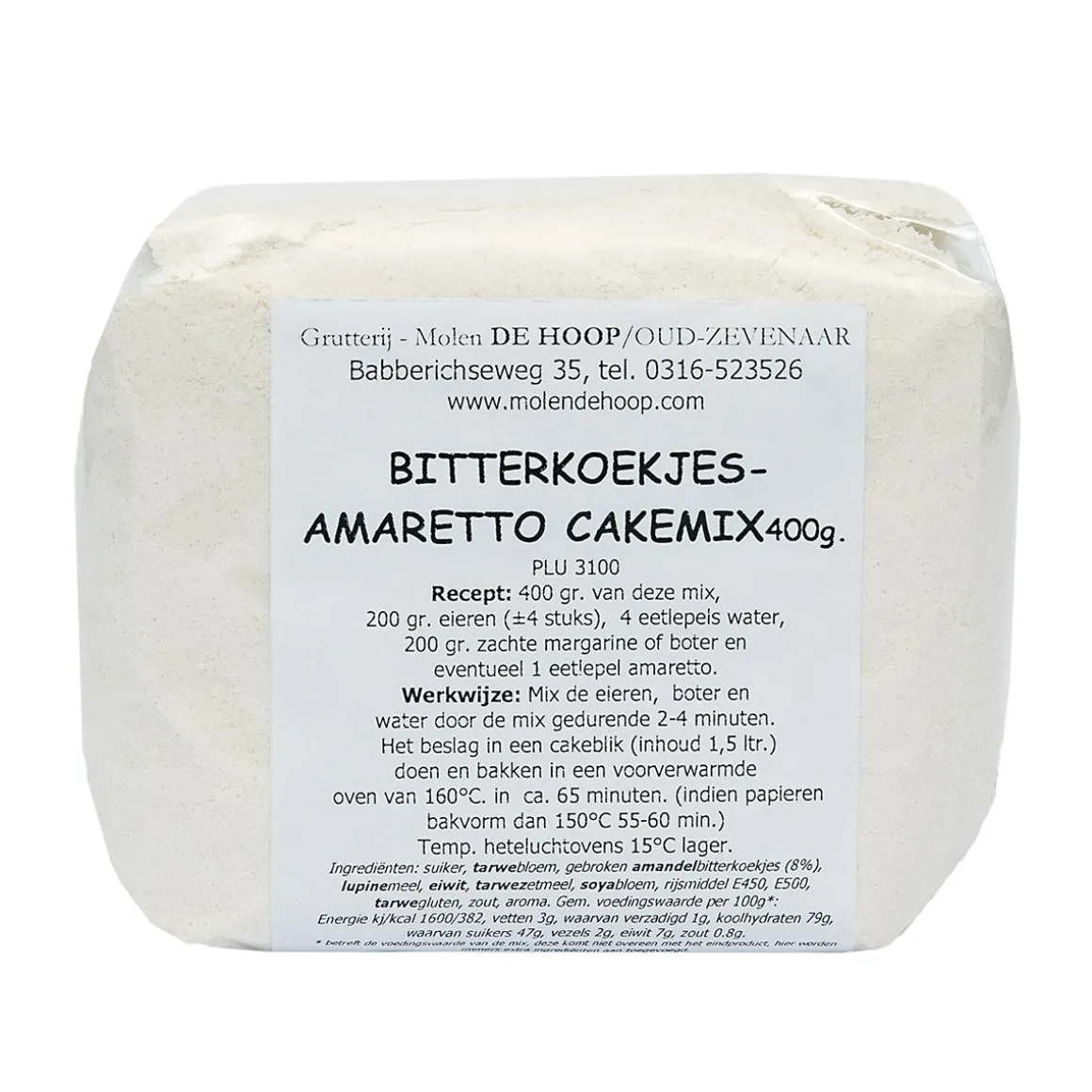 Molen de Hoop Bitterkoekjes/Amaretto cake-mix 400gr