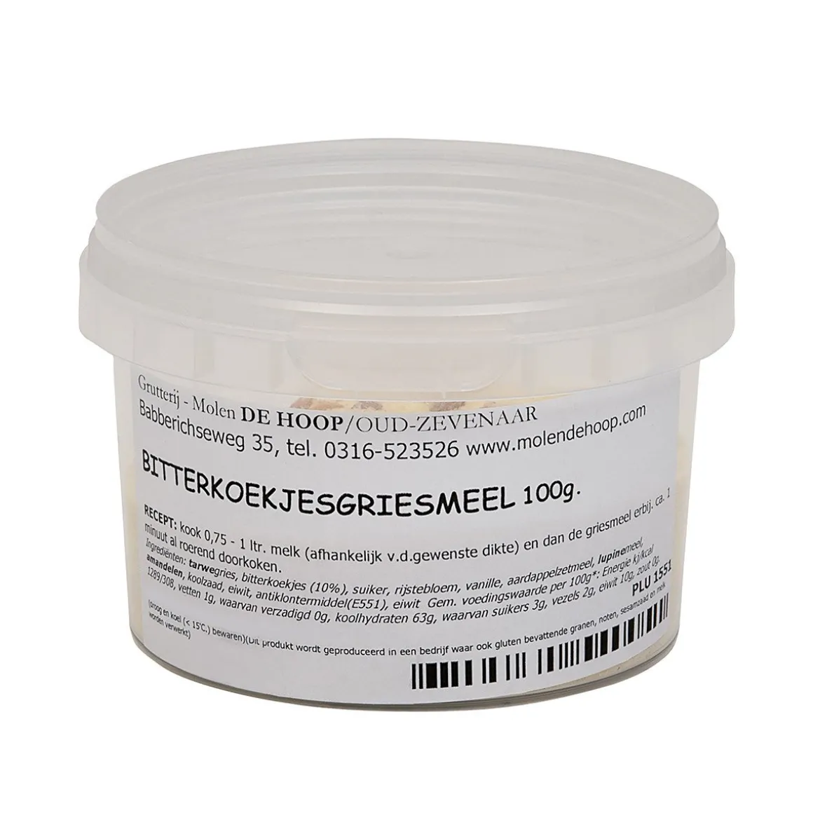 Molen de Hoop Bitterkoekjesgriesmeel 100 gr.