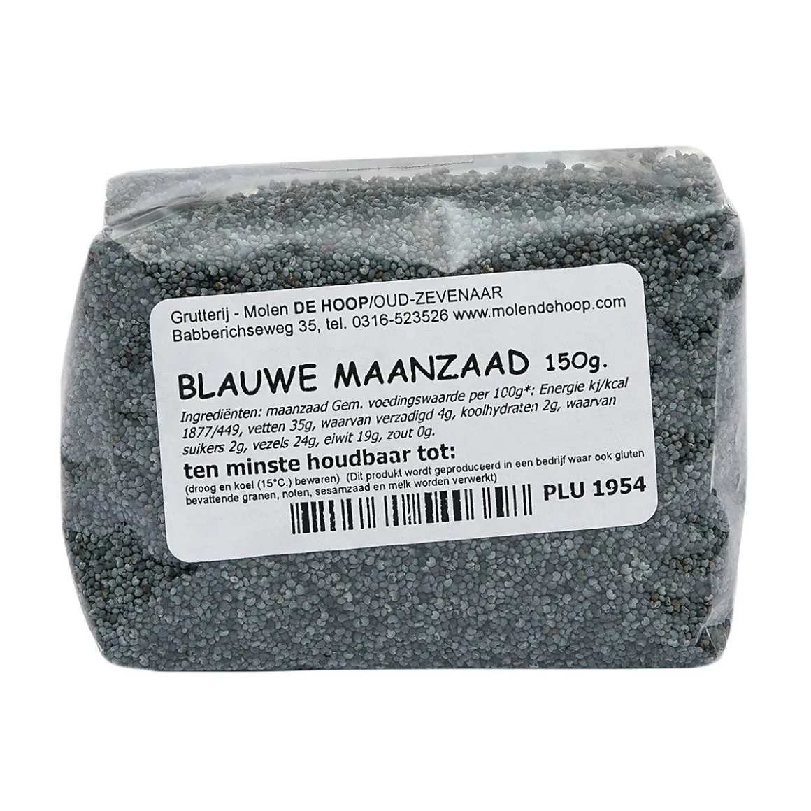 Molen de Hoop Blauw Maanzaad 150gr