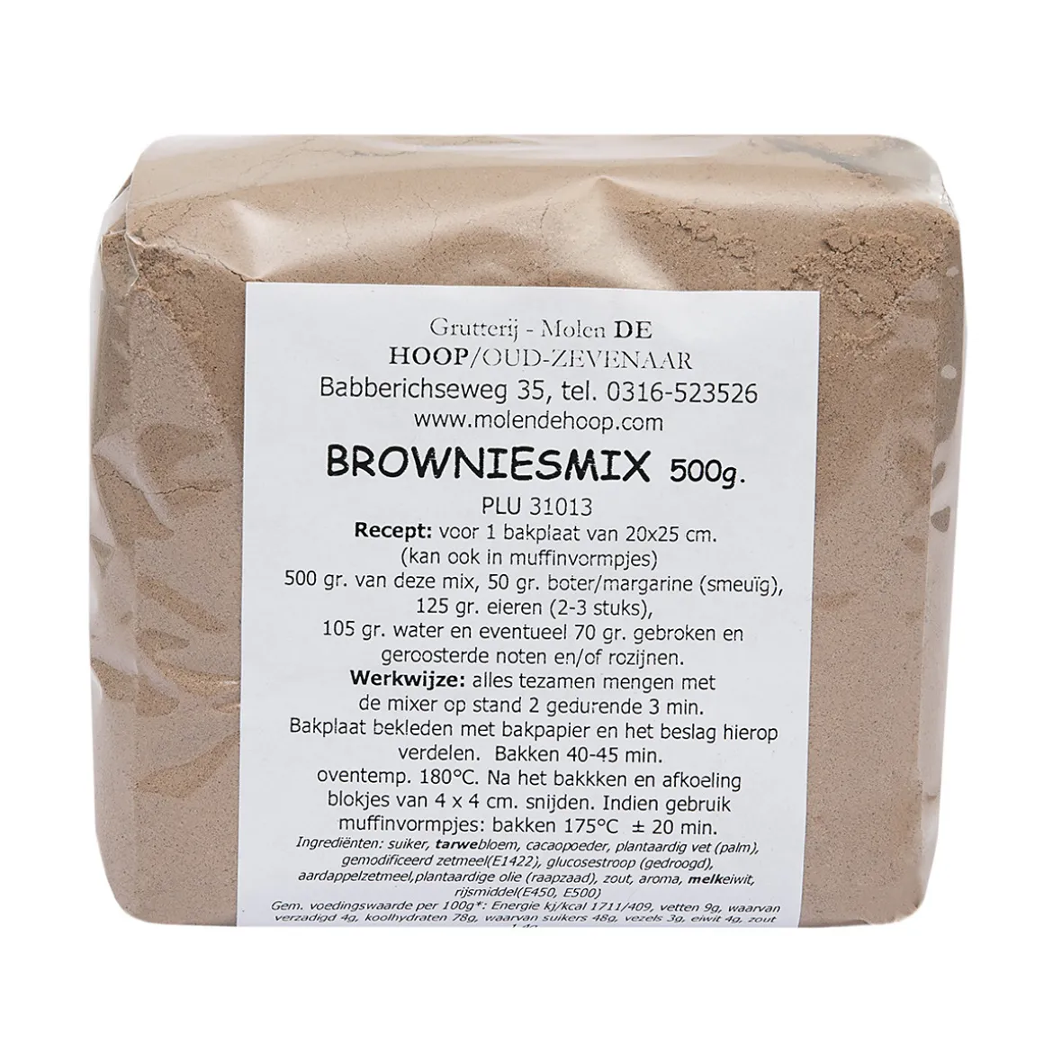 Molen de Hoop Brownie mix 500gr
