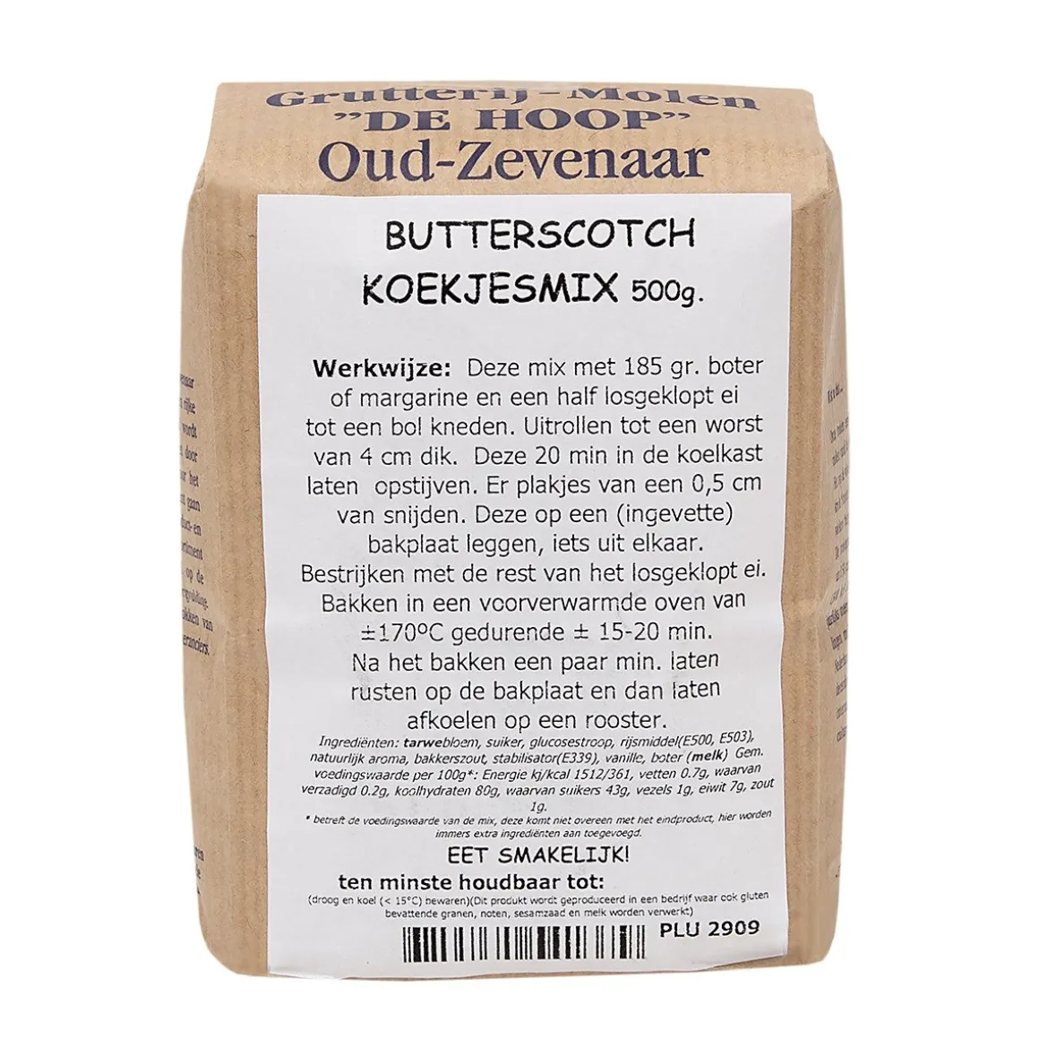 Molen de Hoop Butterscotch koekjesmix 500gr