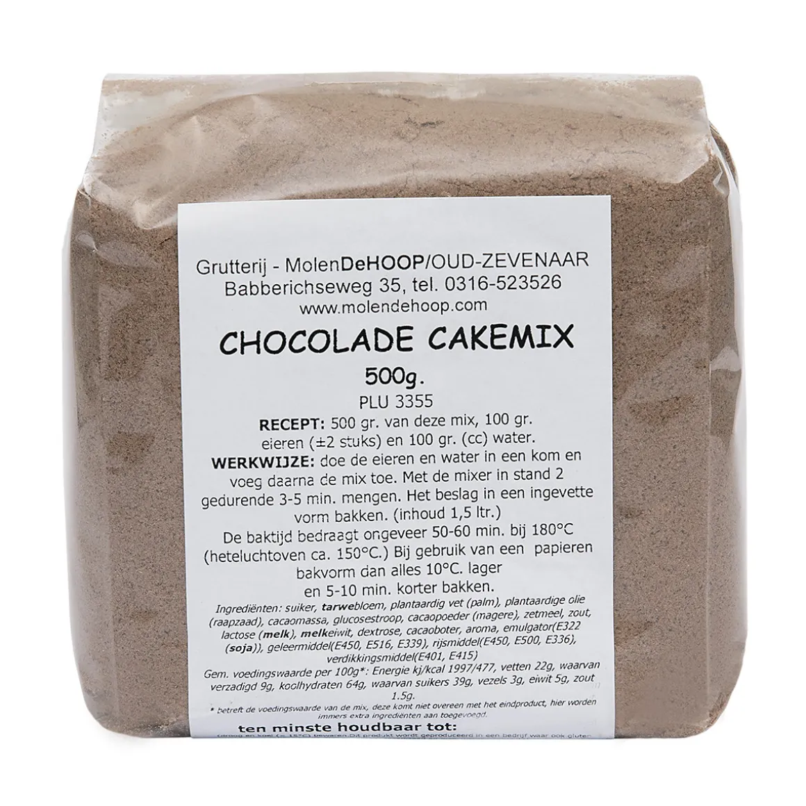 Molen de Hoop Chocoladecakemix 500gr