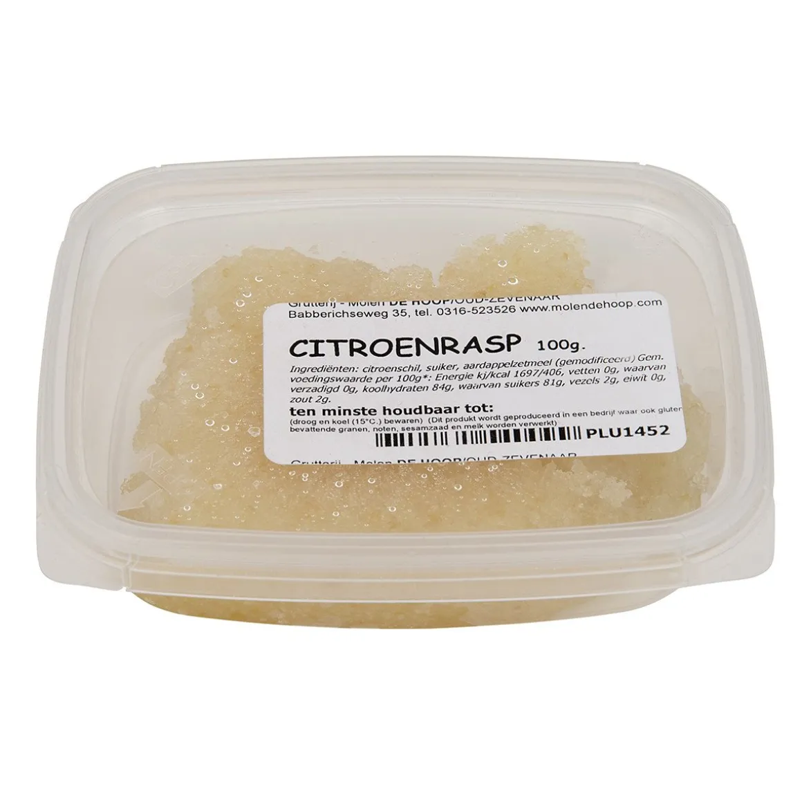 Molen de Hoop Citroenrasp 100gr