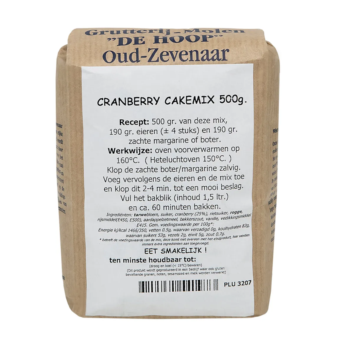 Molen de Hoop Cranberry cakemix 500gr