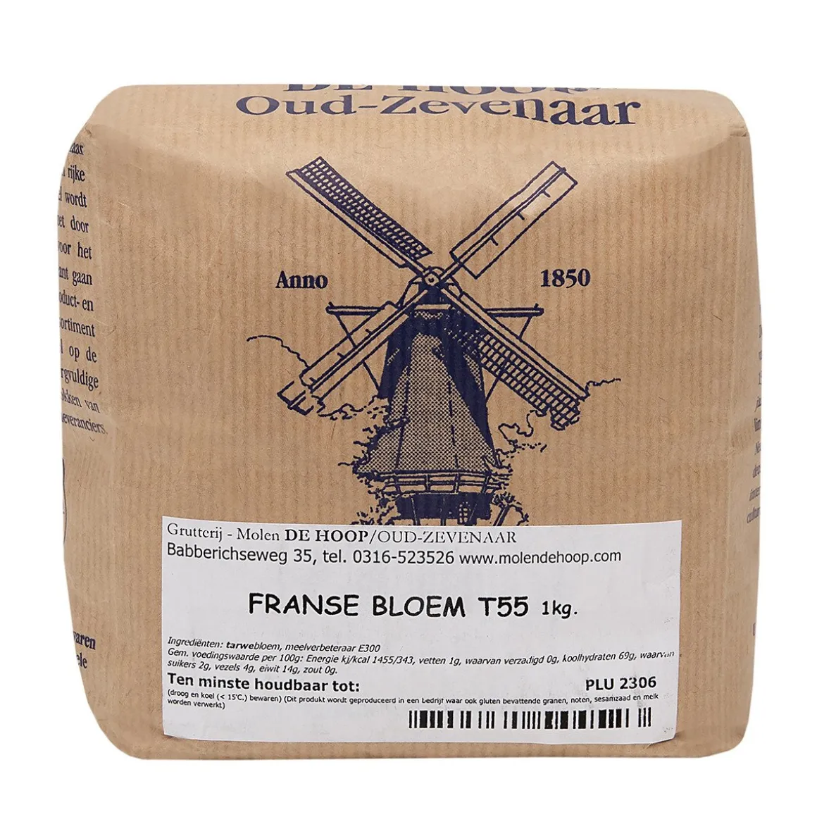 Molen de Hoop Franse Tarwebloem T55 1kg