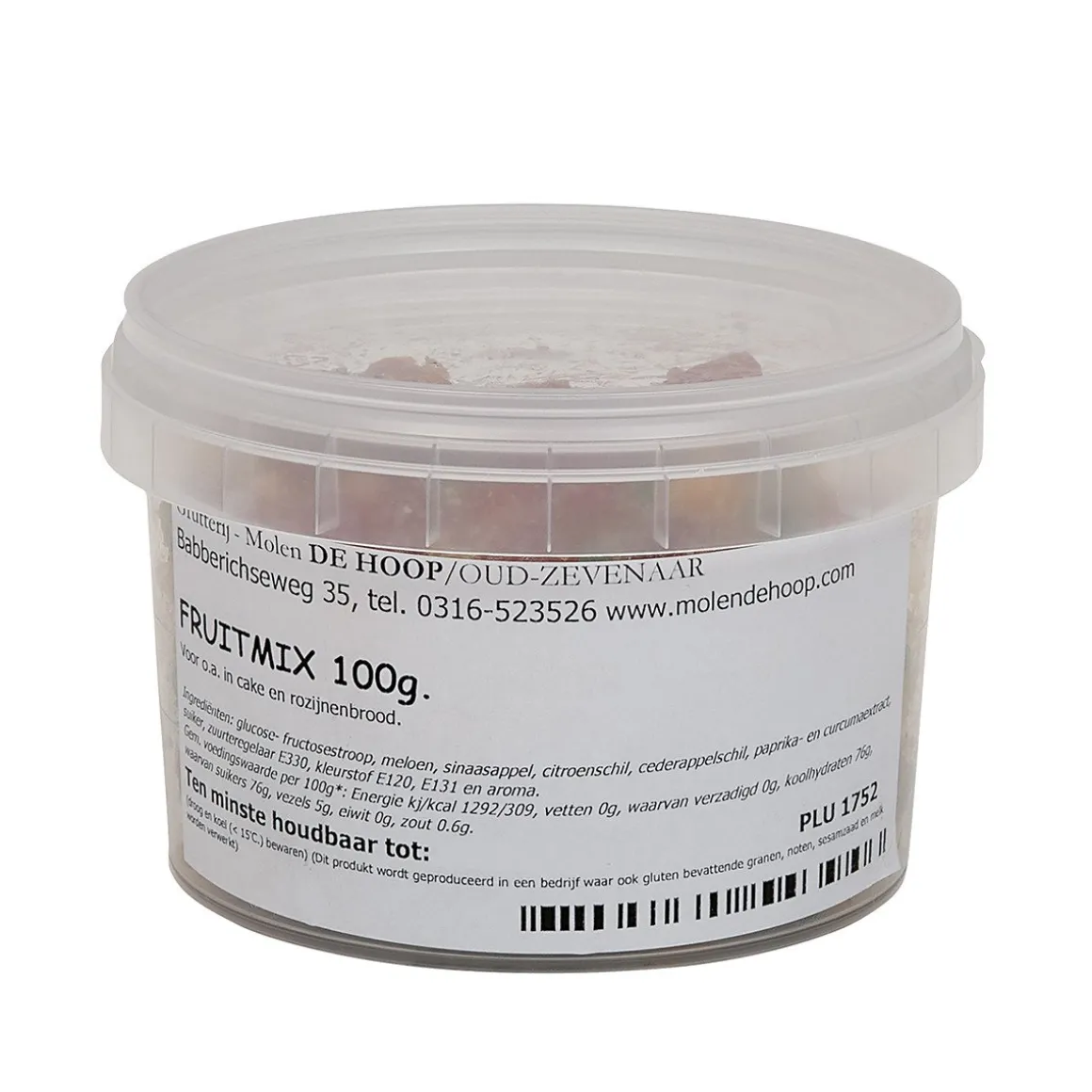 Molen de Hoop Gekonfijt Fruit Mix 100gr