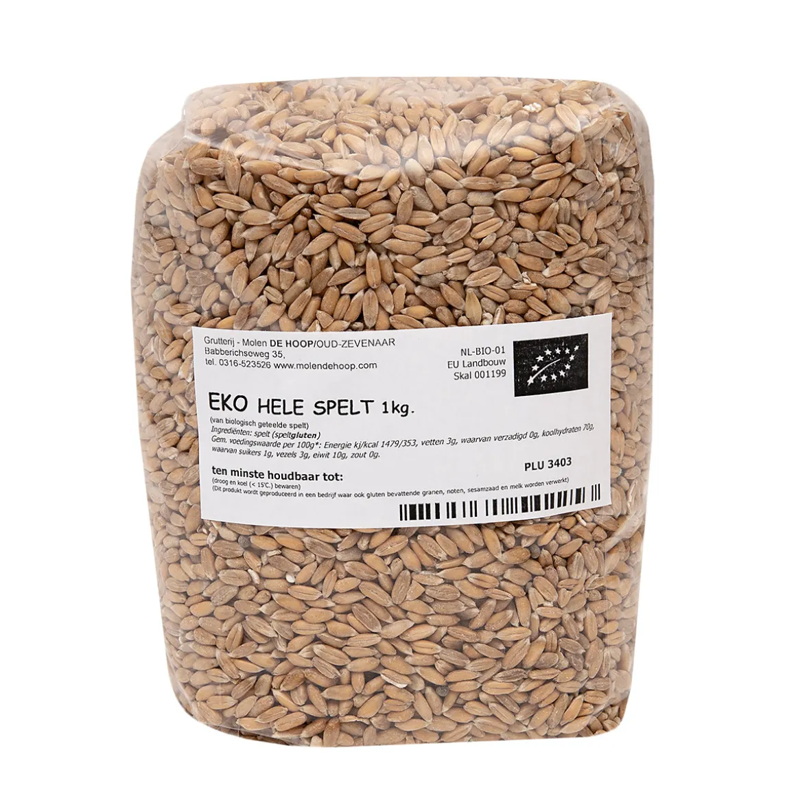 Molen de Hoop Hele Spelt EKO 1kg