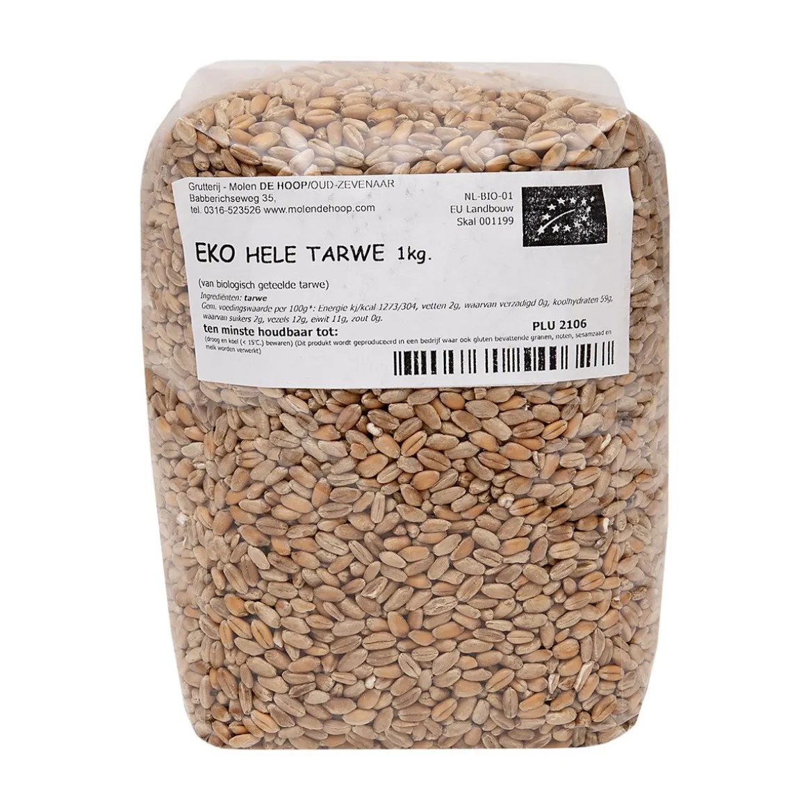 Molen de Hoop Hele Tarwe EKO 1kg
