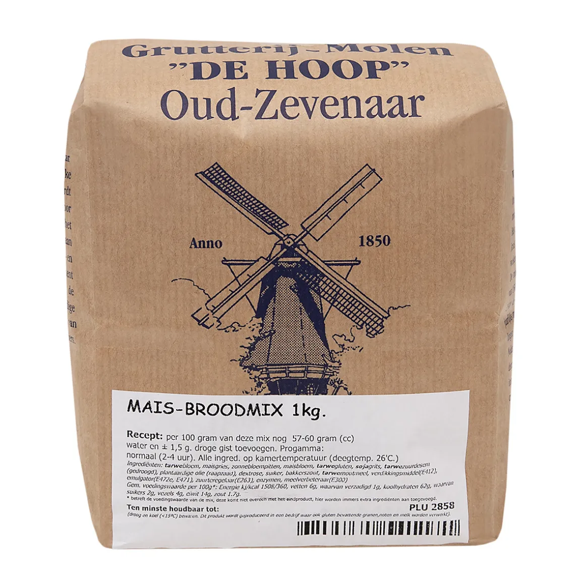 Molen de Hoop Mais Broodmix 1kg
