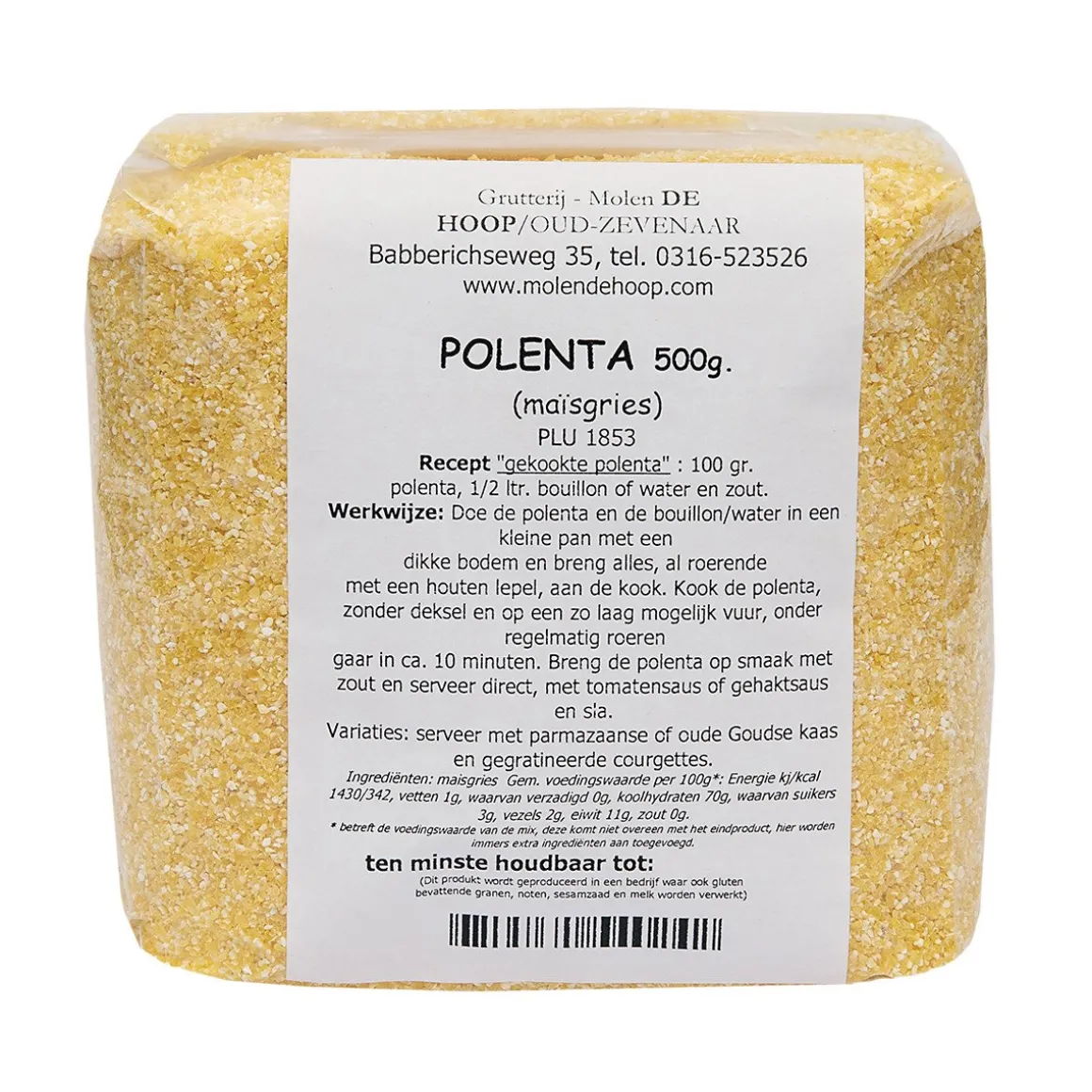 Molen de Hoop Maisgries (polenta) 500gr