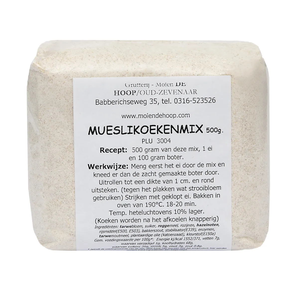 Molen de Hoop Mueslikoekenmix 500gr