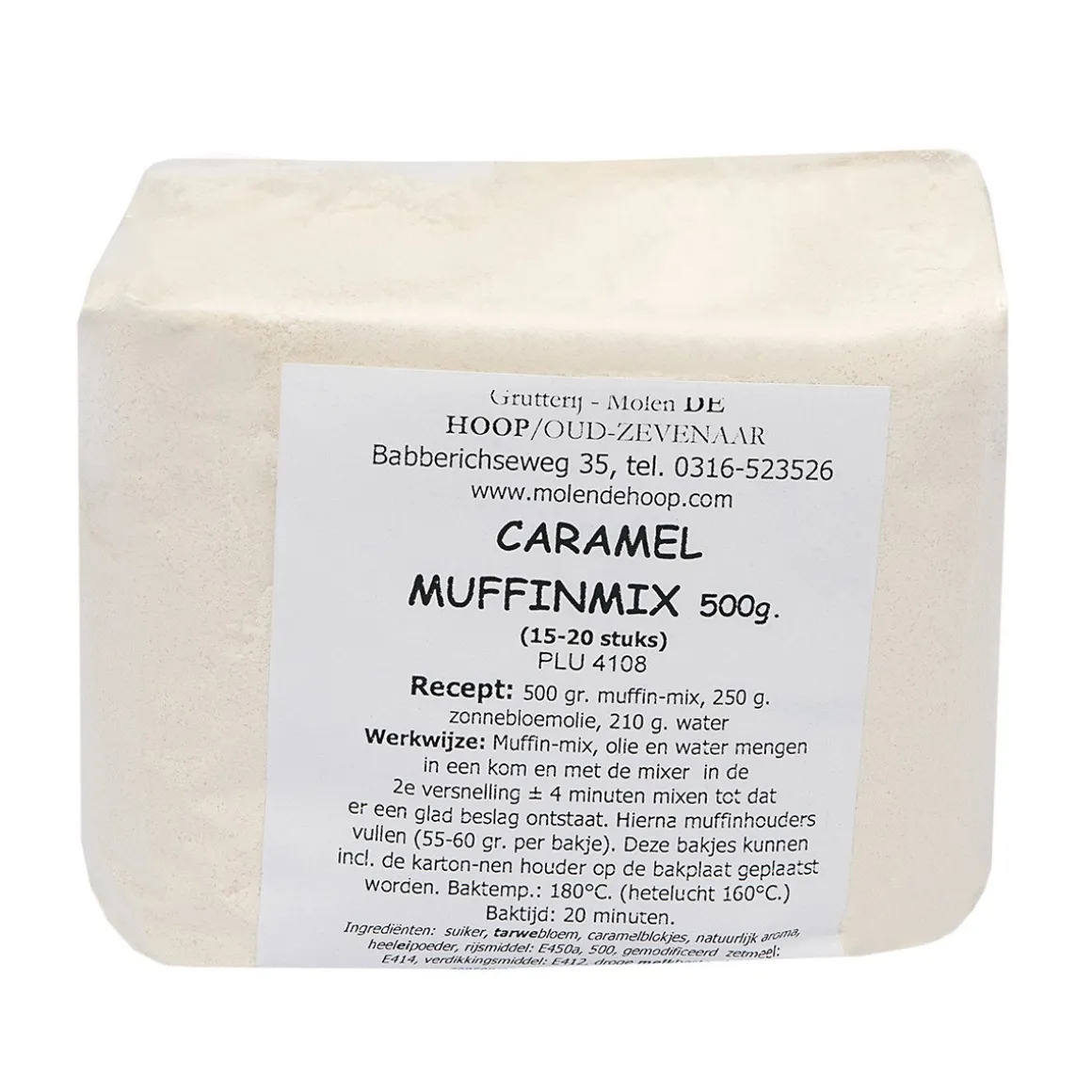 Molen de Hoop Muffin-mix Caramel 500gr