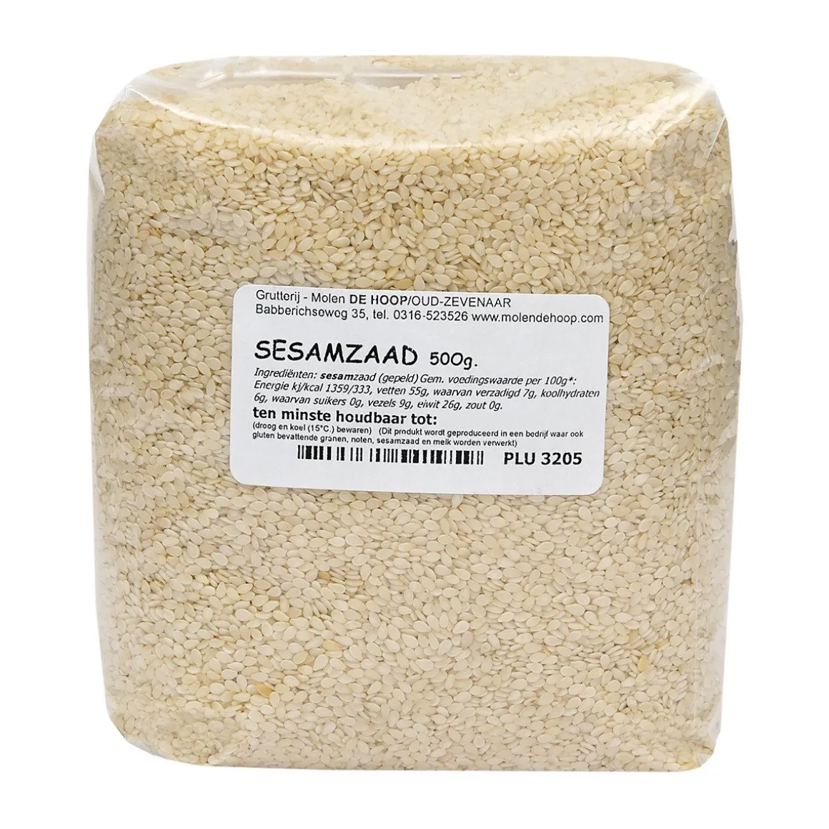 Molen de Hoop Sesamzaad gepeld 500gr