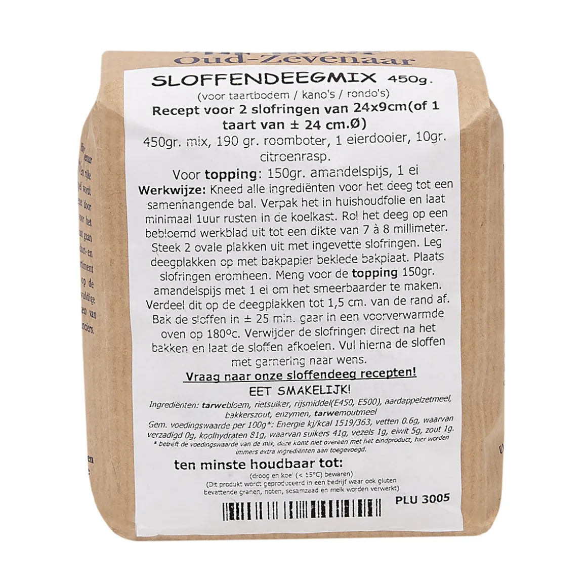 Molen de Hoop Sloffendeegmix 450 gr