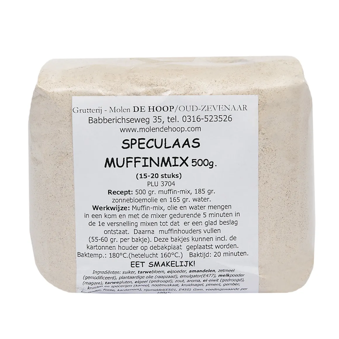Molen de Hoop Speculaas Muffinmix 500gr