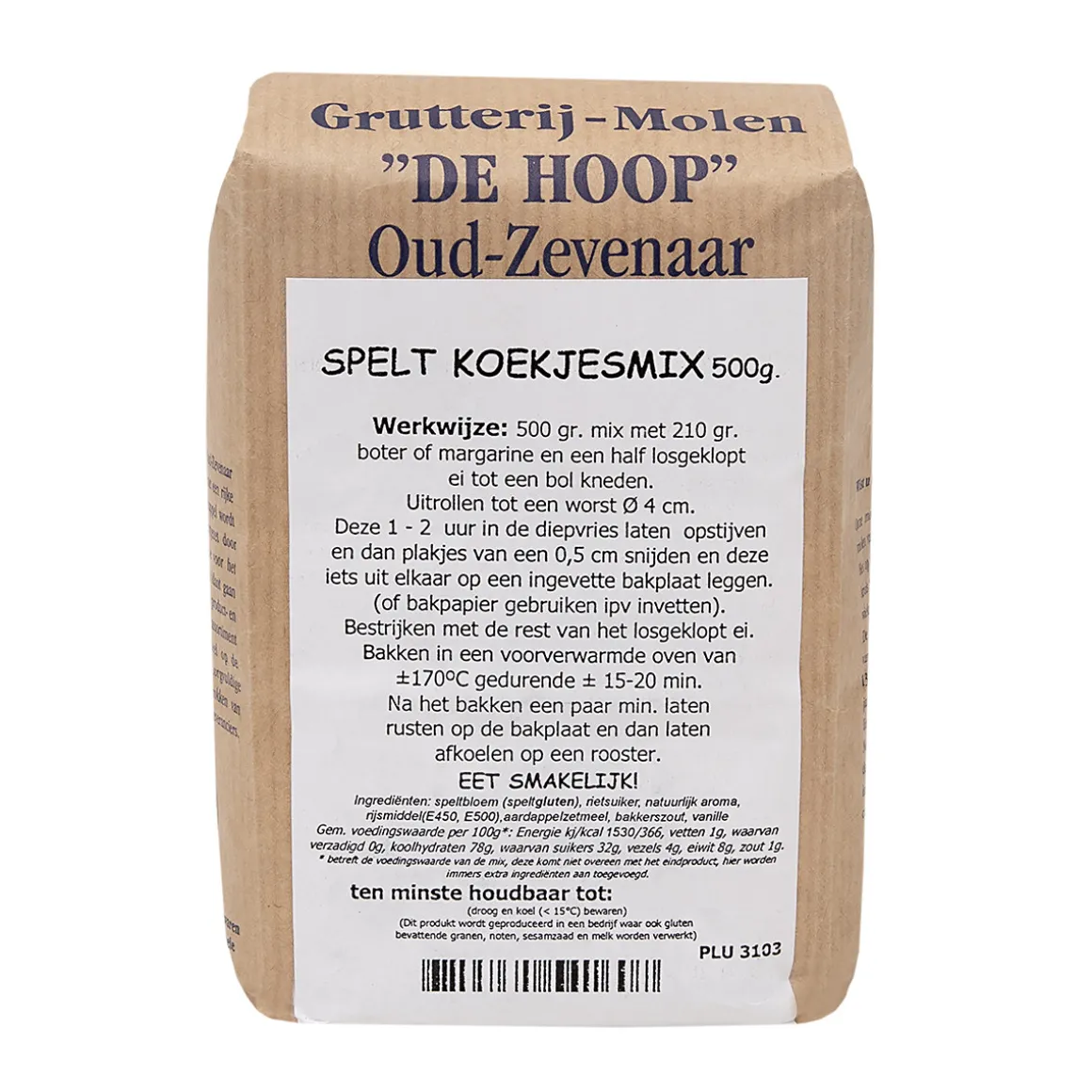 Molen de Hoop Spelt Koekjesmix 500g