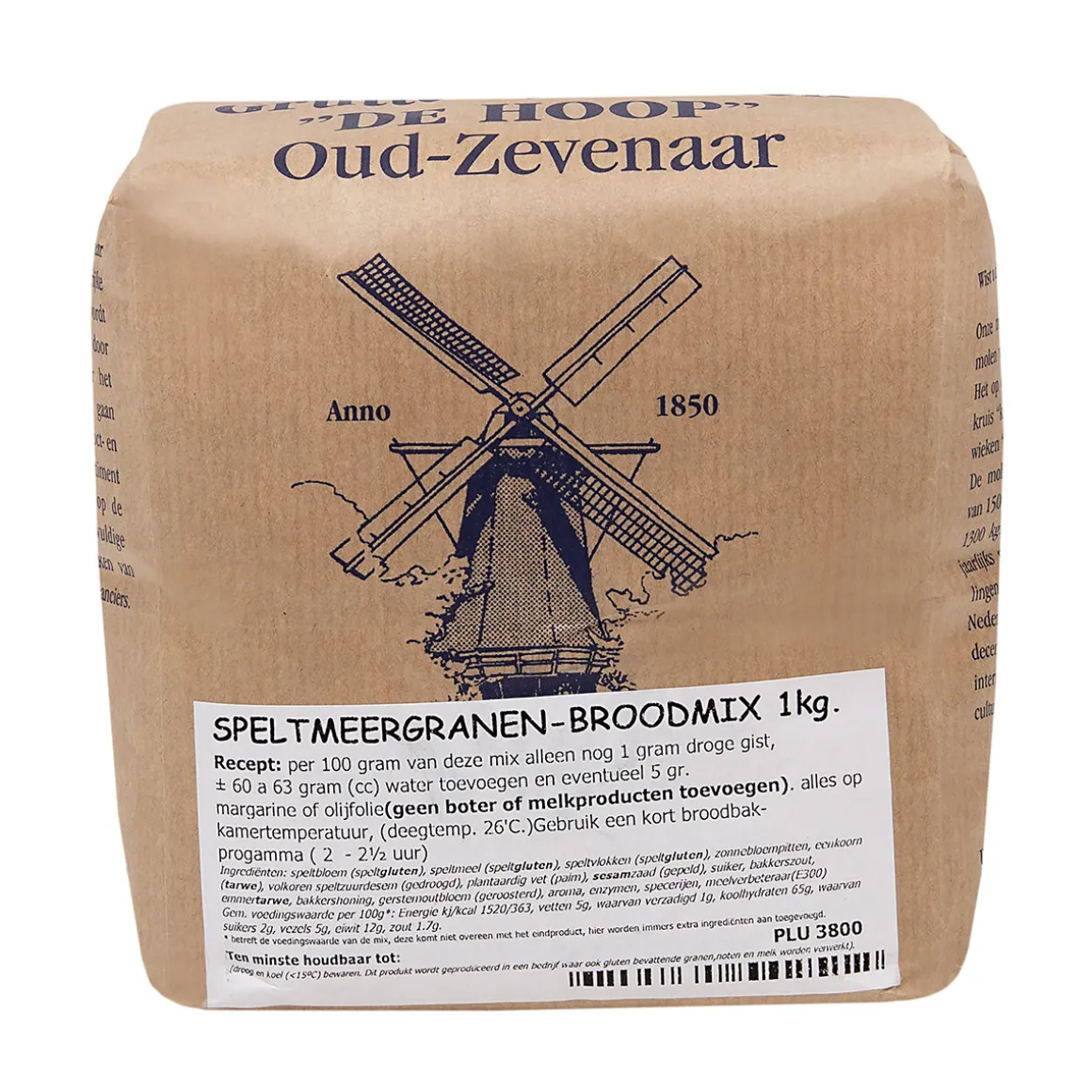 Molen de Hoop Speltmeergranenbroodmix 1kg