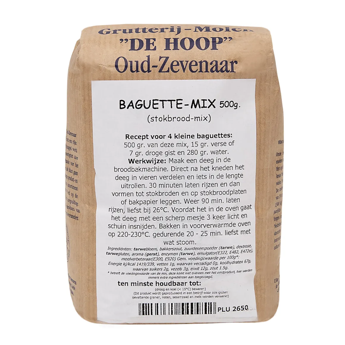 Molen de Hoop Stokbroodmix baquette 500gr