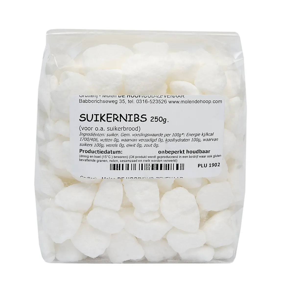 Molen de Hoop Suikernibs 250gr