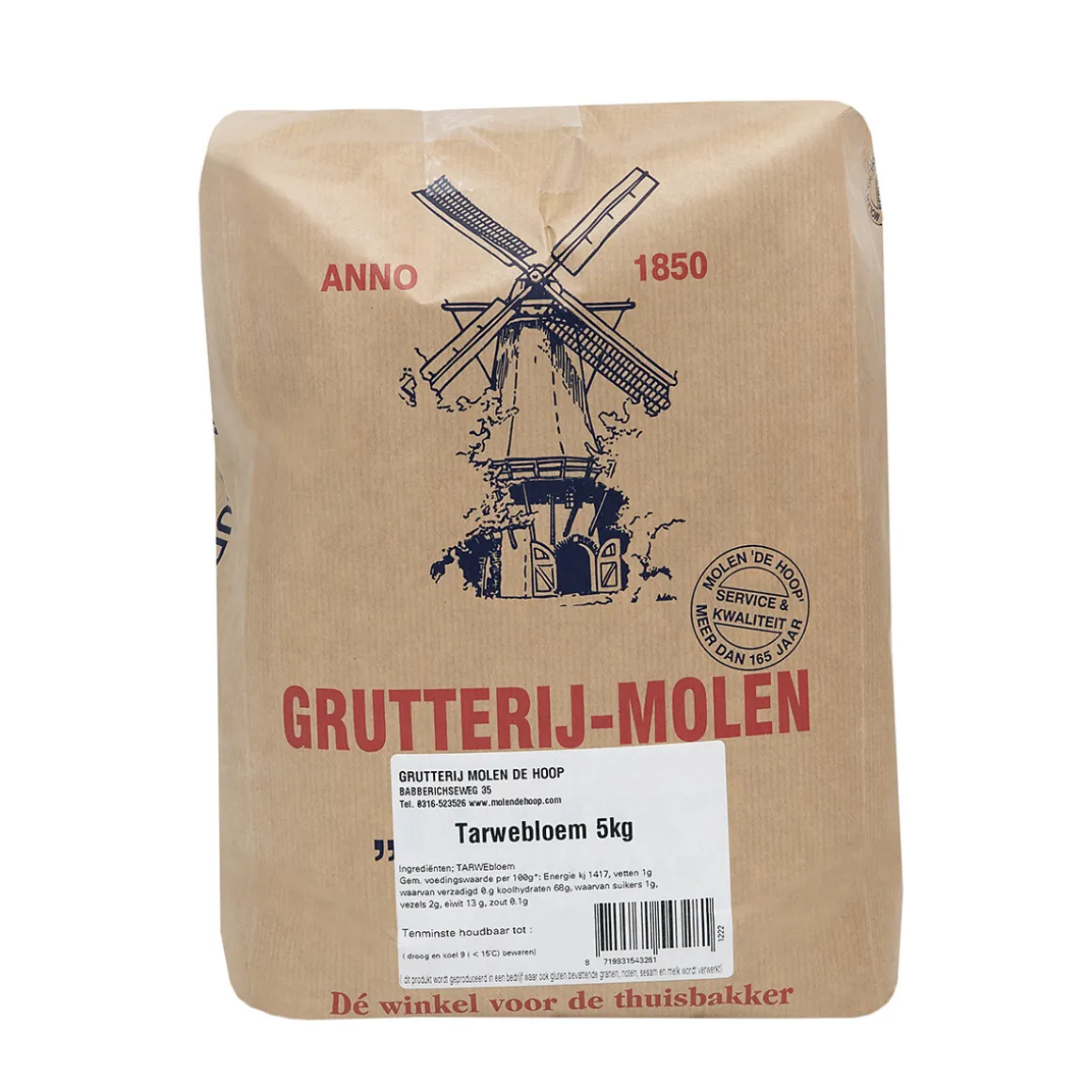 Molen de Hoop Tarwebloem 5kg