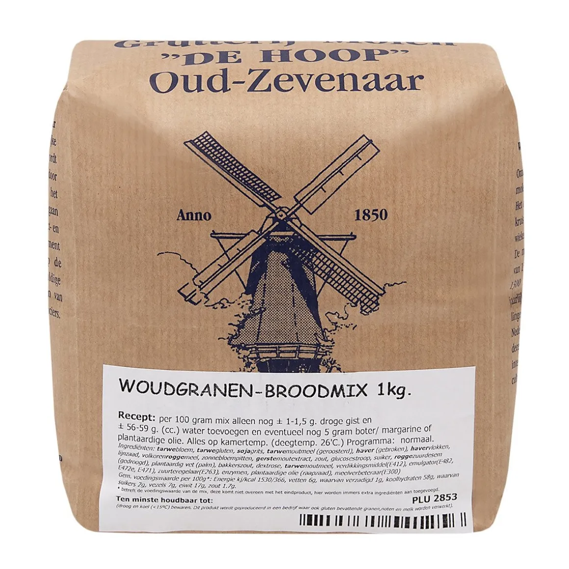 Molen de Hoop Woudgranen Broodmix 1kg