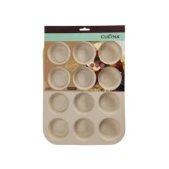 Muffin / Cupcake Siliconen Bakvorm 12 stuks