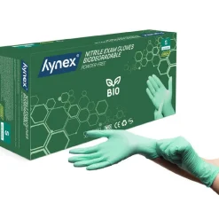 Nitril Handschoenen (Wegwerp) BIO Groen 100st. - Maat S