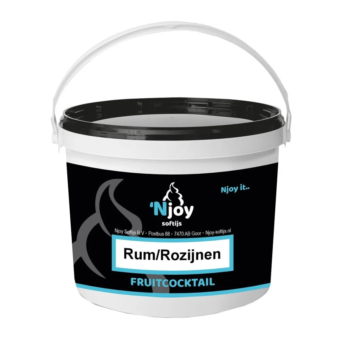 Njoy Fruitcocktail Rum/Rozijnen (1kg)