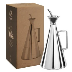 No-drip Olie/Azijnfles RVS 0,5L