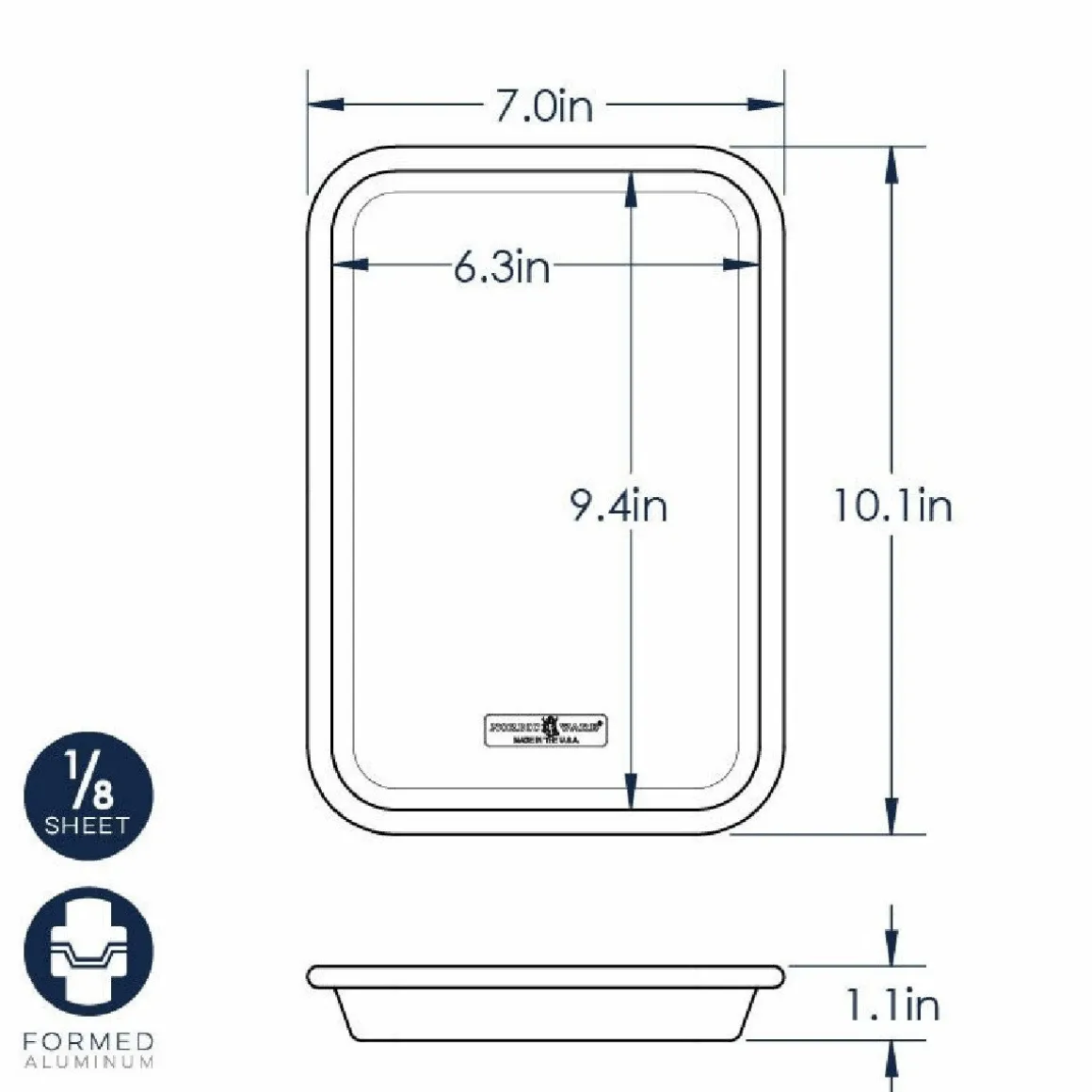 Nordic Ware Bakplaat 24x16x2,8cm