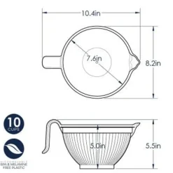 Nordic Ware Beslagkom Kunststof 2,4L (Ø19cm)