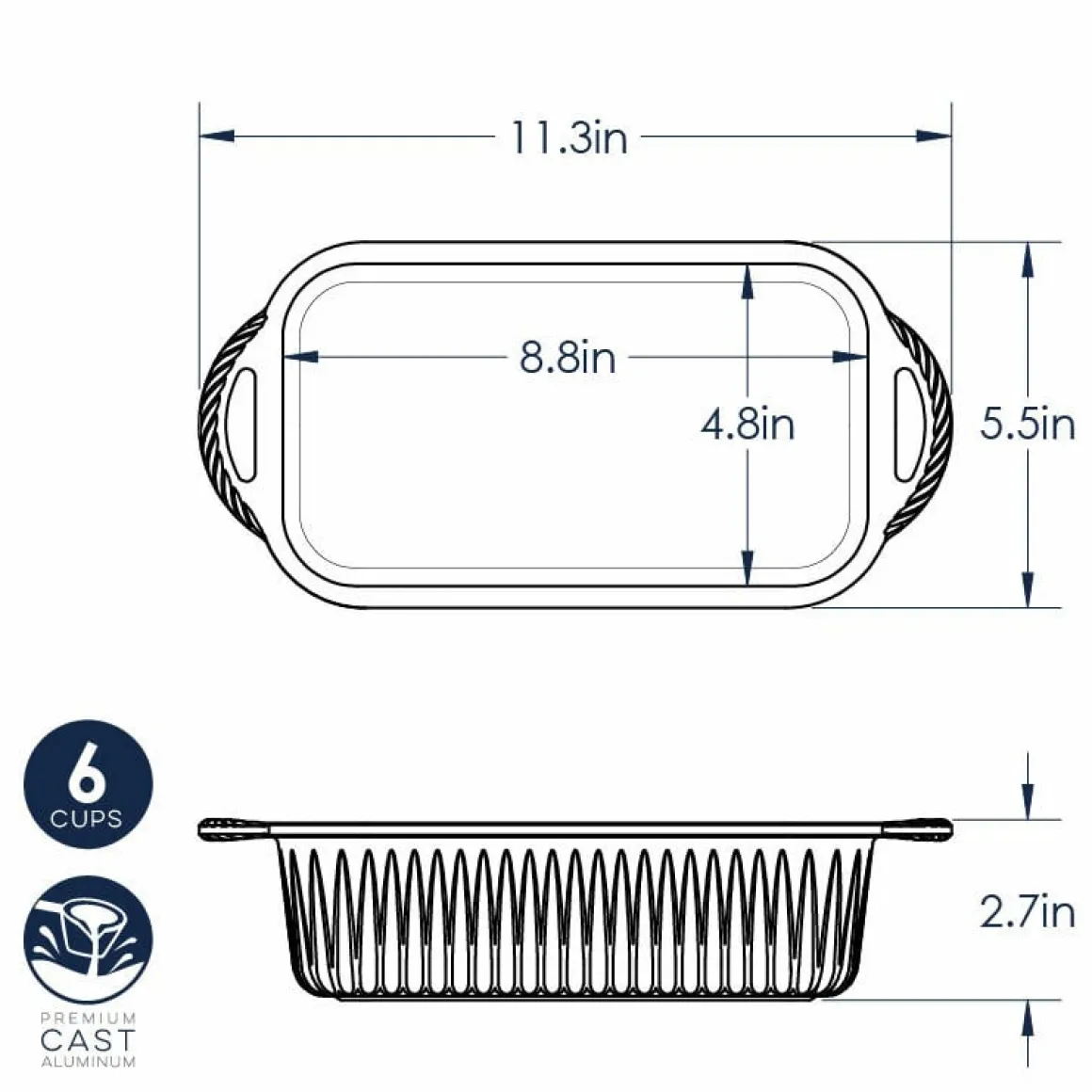 Nordic Ware Classic Broodvorm/Cakevorm