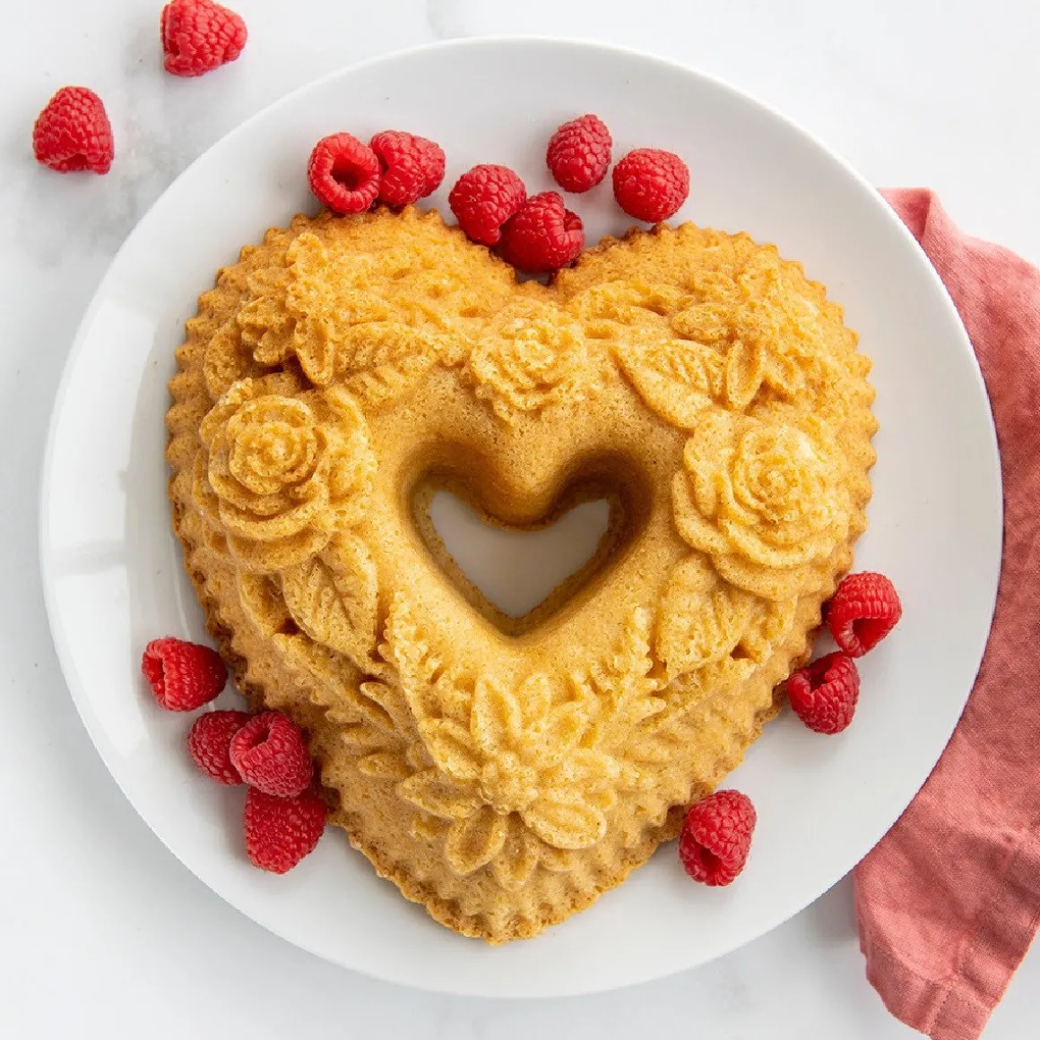 Nordic Ware Floral Heart Tulband Bakvorm