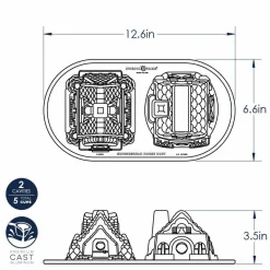Nordic Ware Gingerbreadhuis Duet Bakvorm