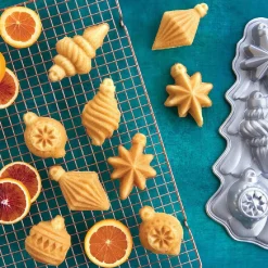 Nordic Ware Kerst Vintage Ornament Bakvorm