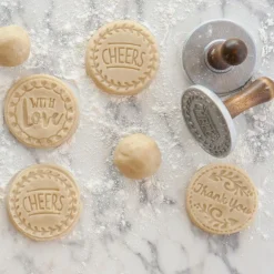 Nordic Ware Koekjesstempel Greetings Set/3