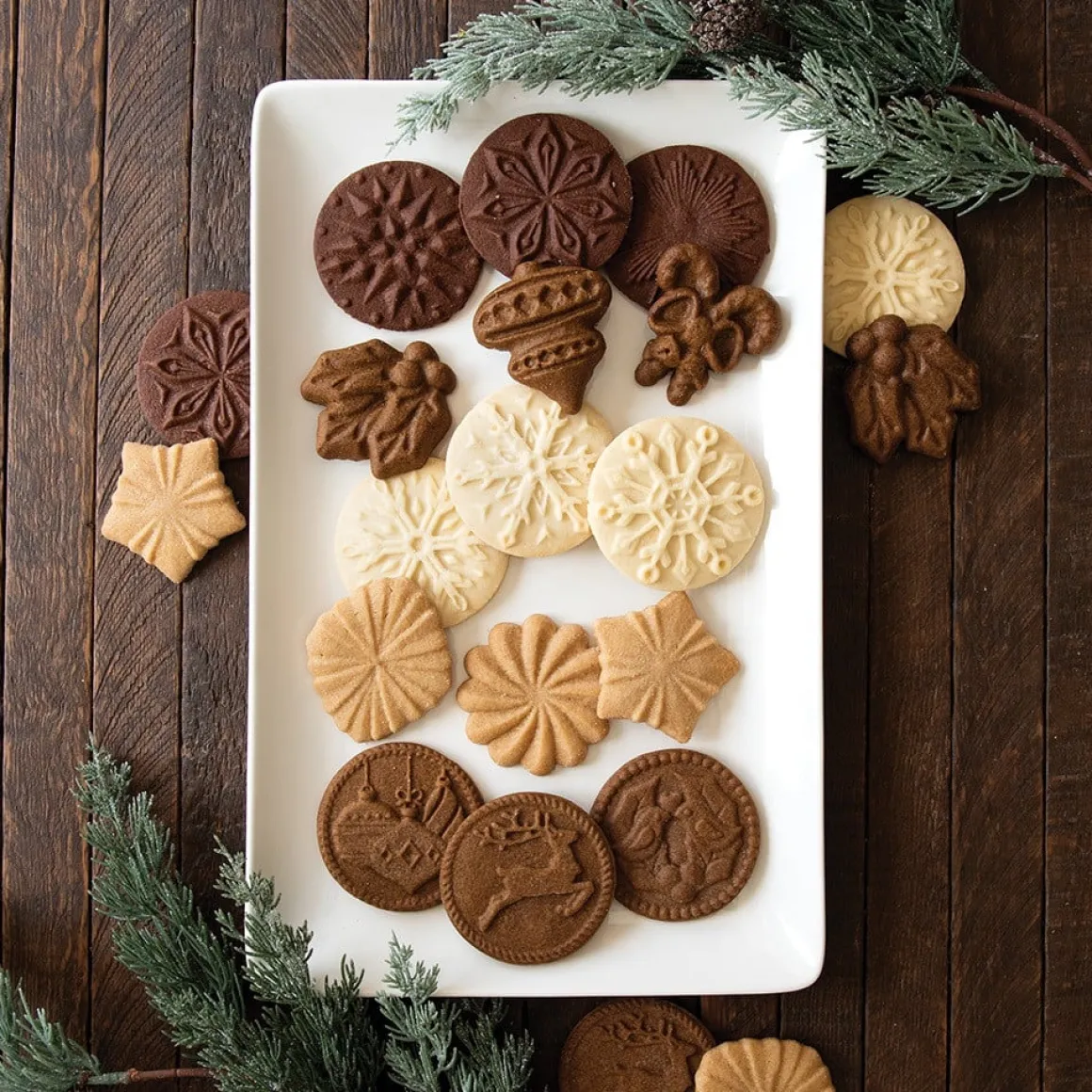 Nordic Ware Koekjesstempel Sneeuwvlokken Set/3