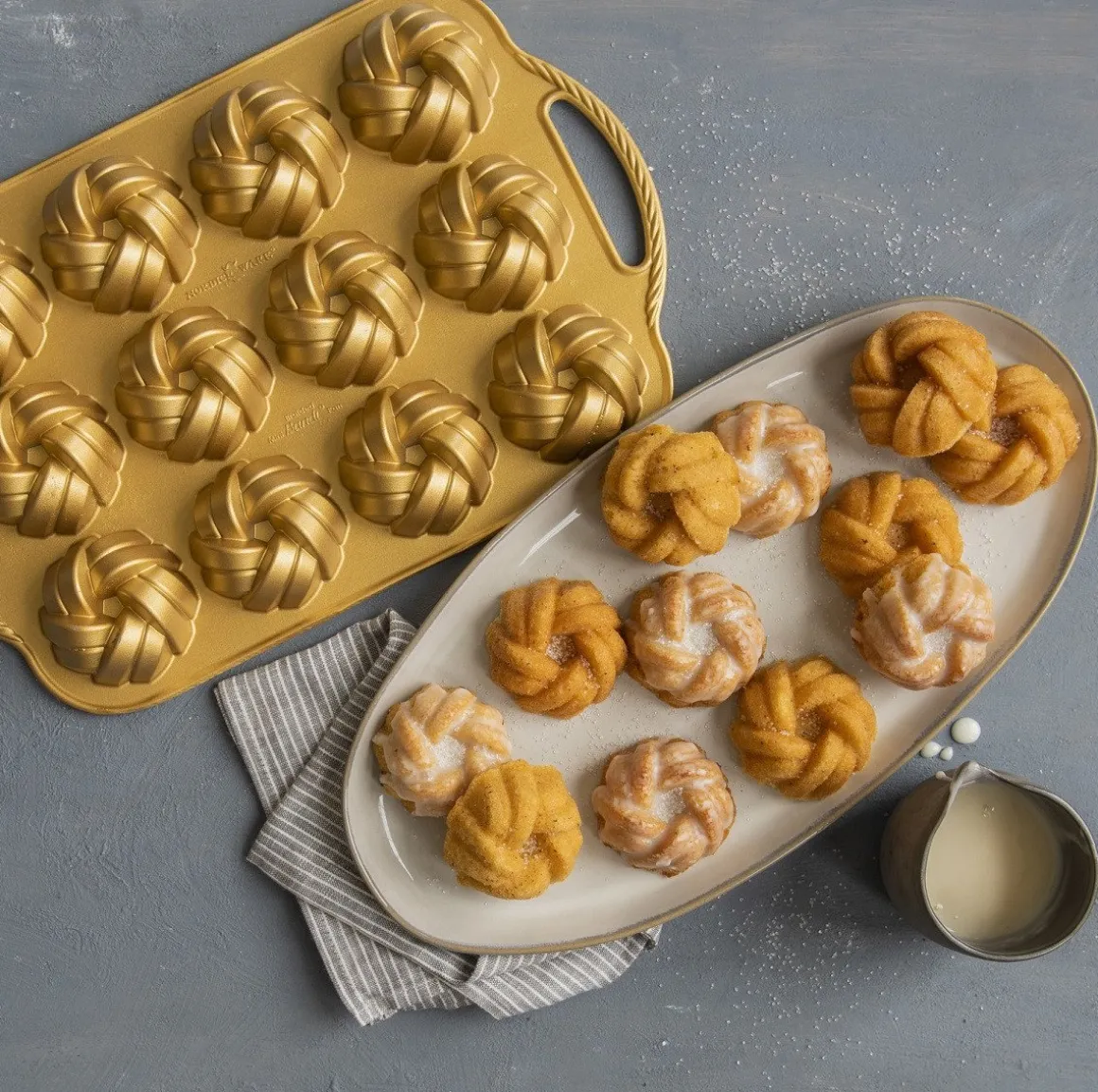 Nordic Ware Mini Braided Tulband Bakvorm